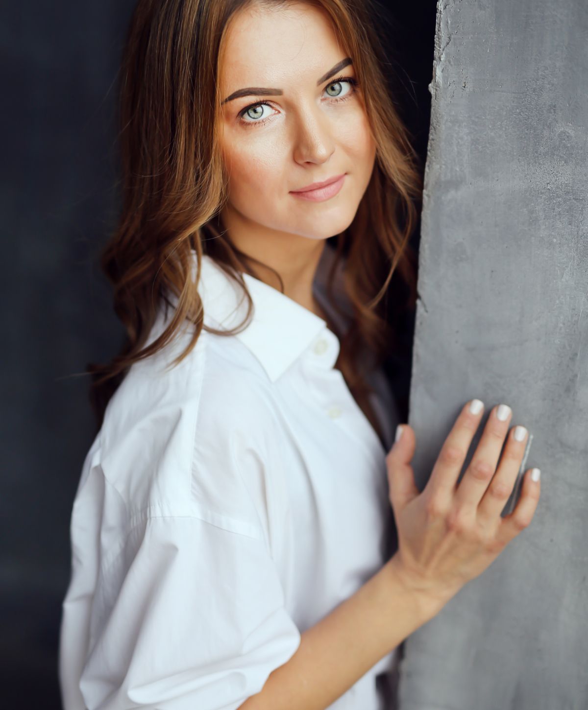 west columbia thermiva model with blonde hair